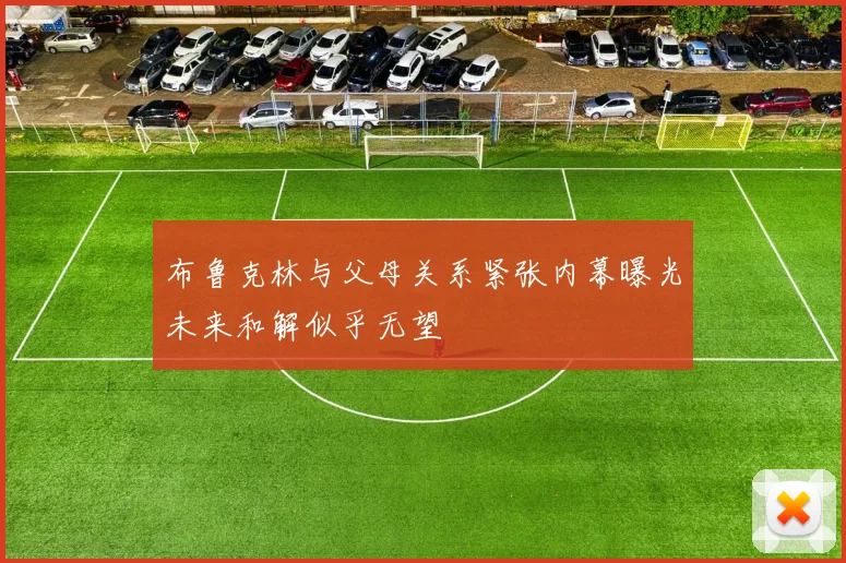 布鲁克林与父母关系紧张内幕曝光未来和解似乎无望